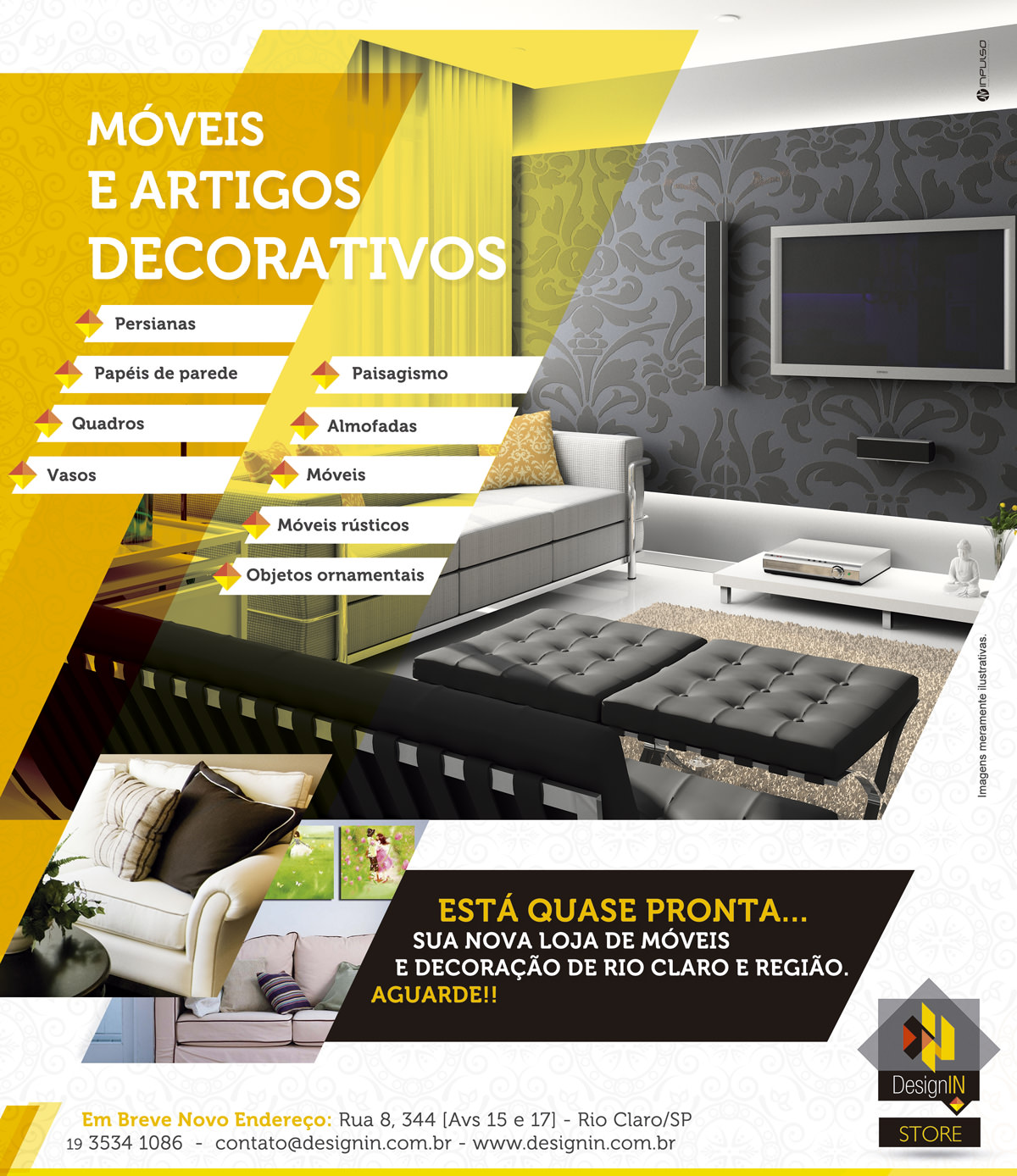 Anúncio DesignIN STORE Jornal