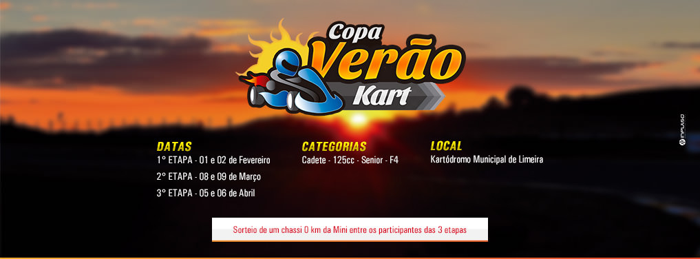 Anuncio Copa Verão de Kart