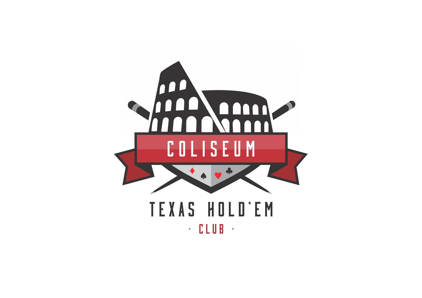 Logotipo Texas Hold'em Club Poker