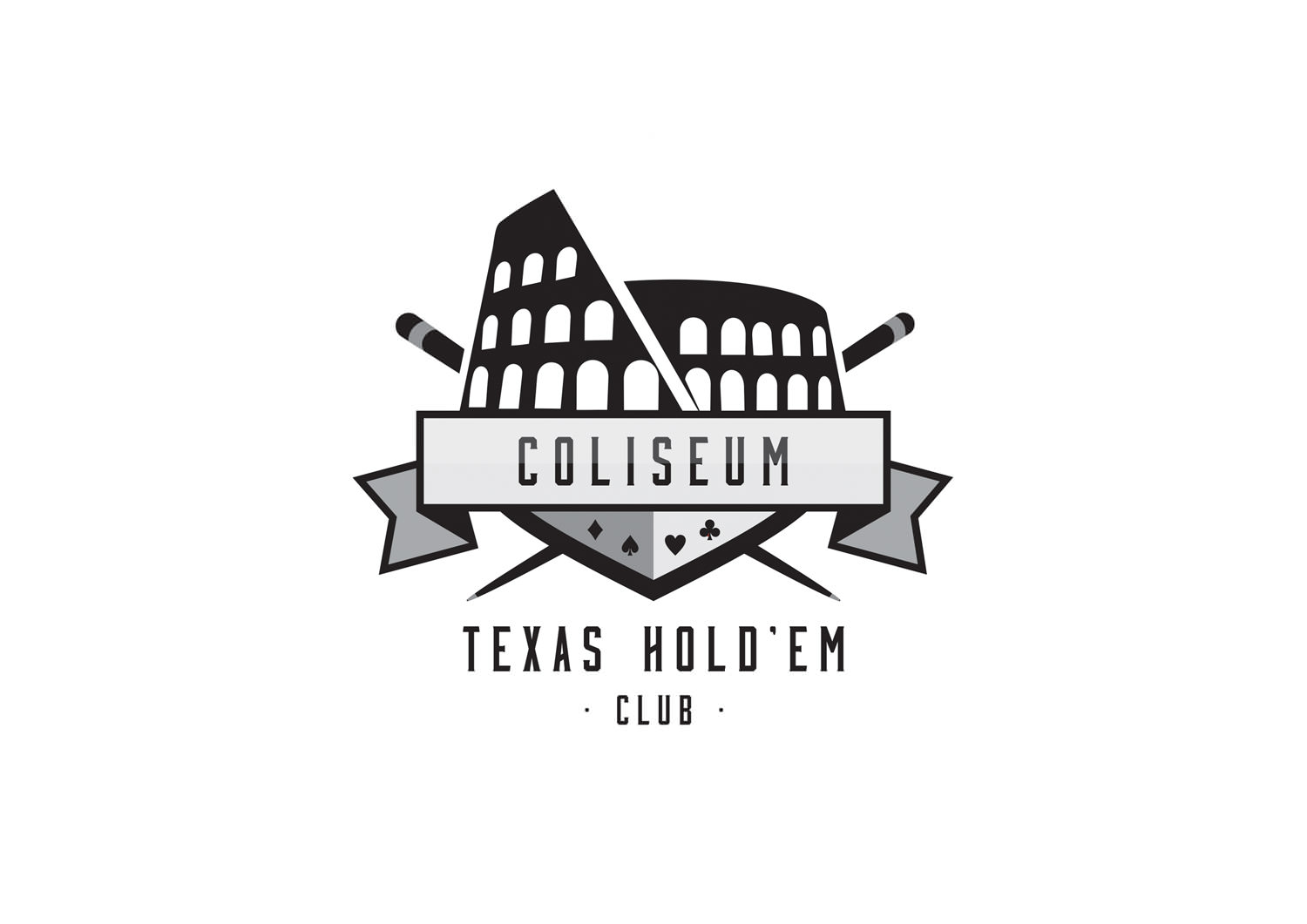 Logotipo Texas Hold'em Club Poker