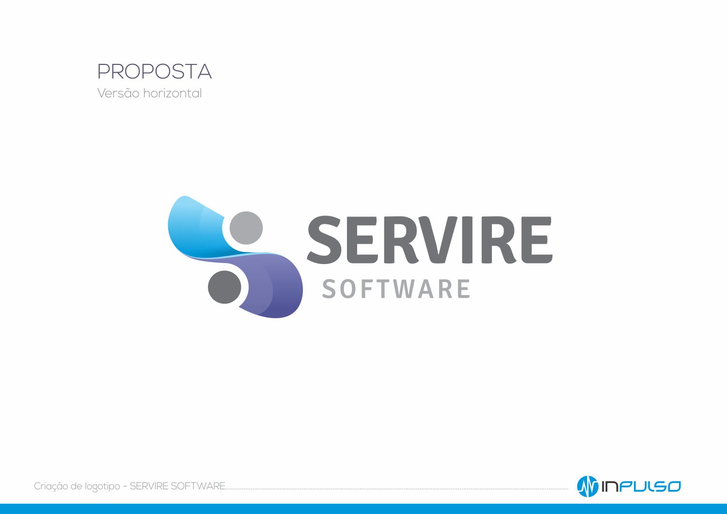 Versão Horizontal Logotipo Servire Software