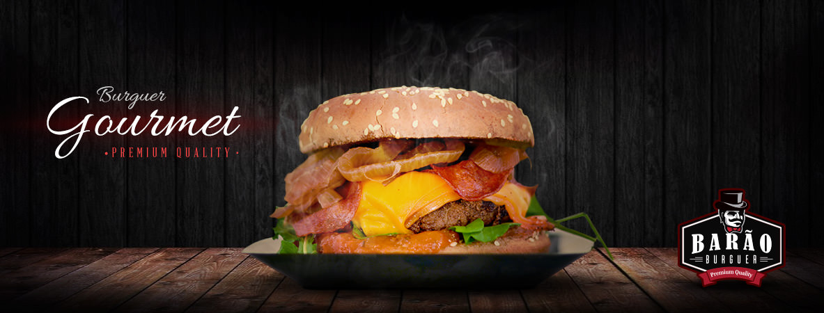 capa para facebook food truck barão burguer