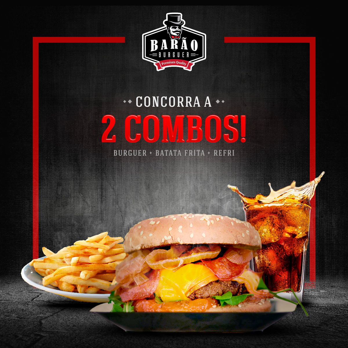 promocão facebook food truck barão burguer
