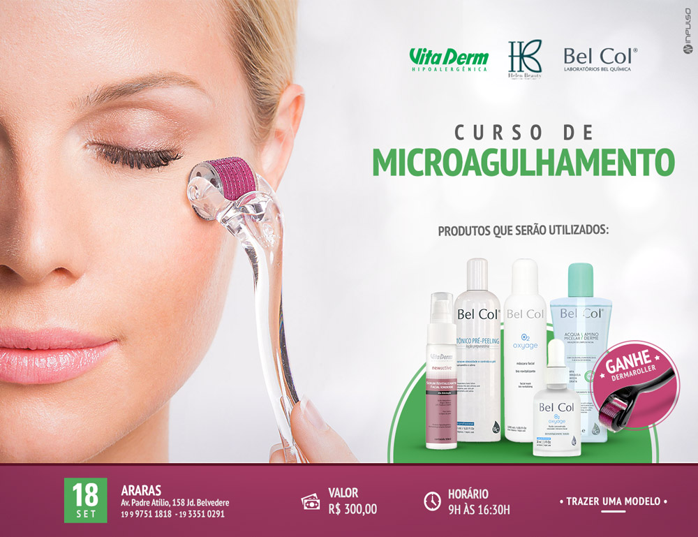 Vita Derm Bel Col Curso de Microagulhamento