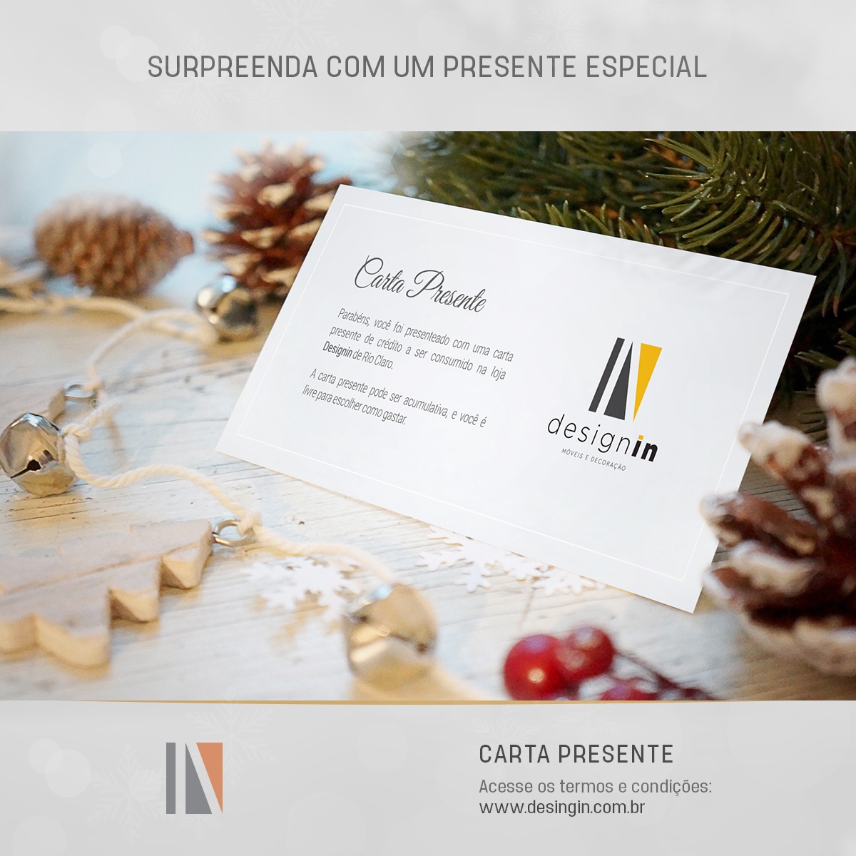 Carta Presente Natal Designin Store